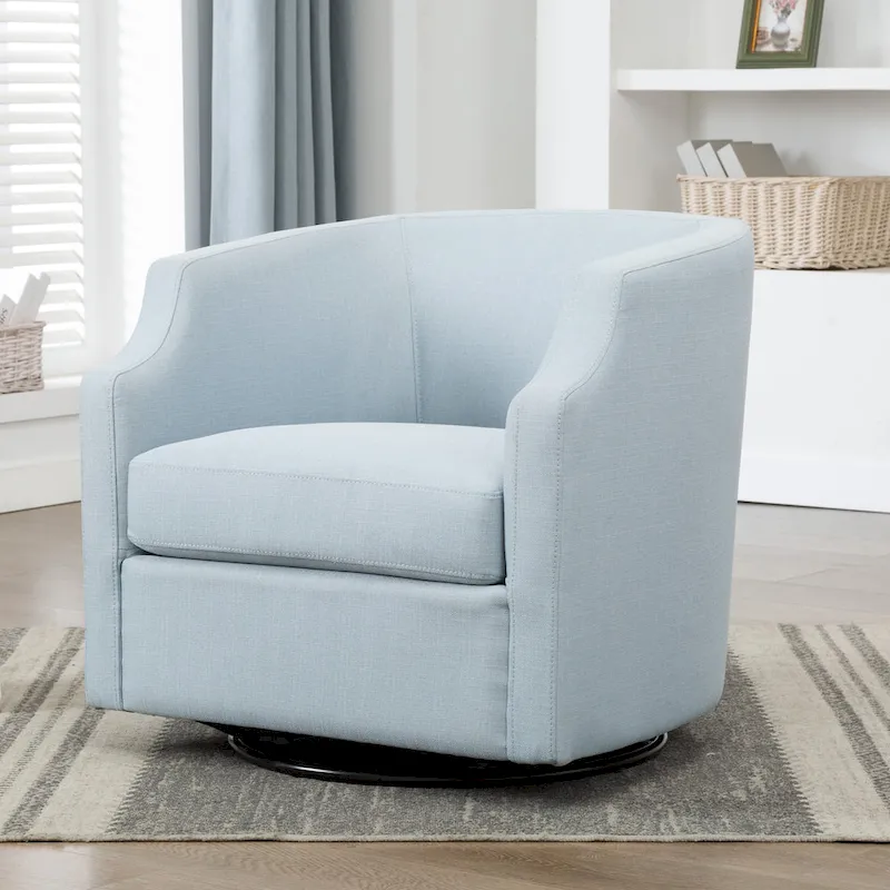 Swivel Glider Barrel Chair