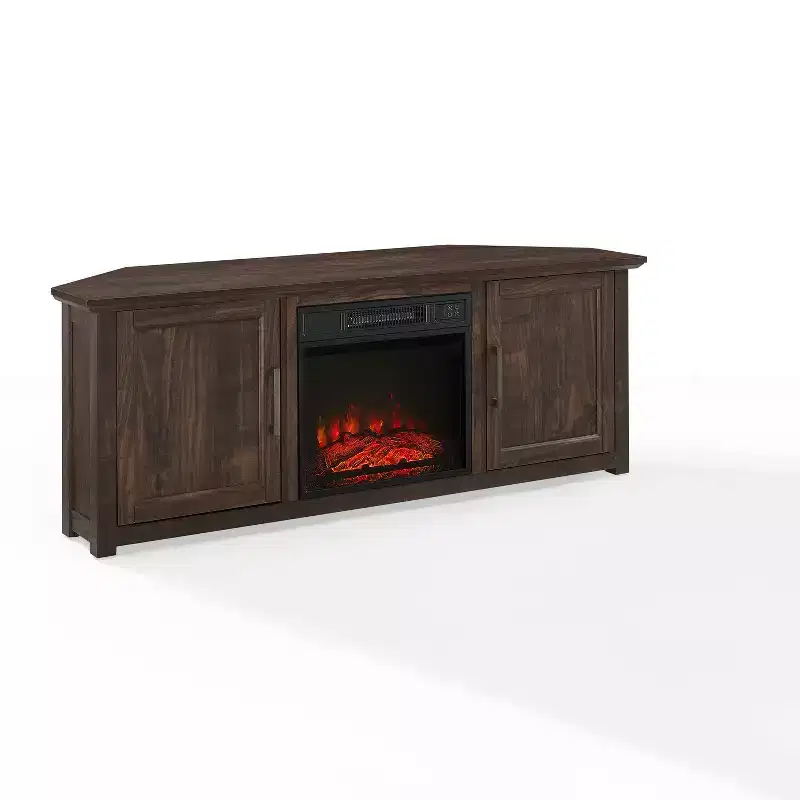 Camden Corner TV Stand for TVs up to 60 with Fireplace - Crosley