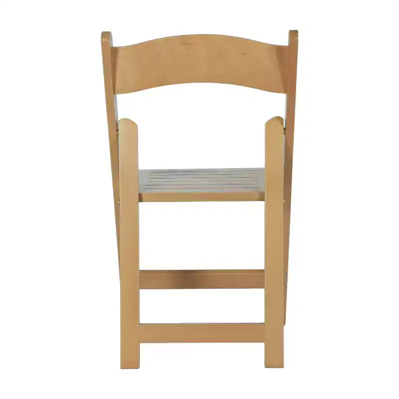 Early American Wood / Oak / White Solid Wood Folding Dining Chair – Seats 1