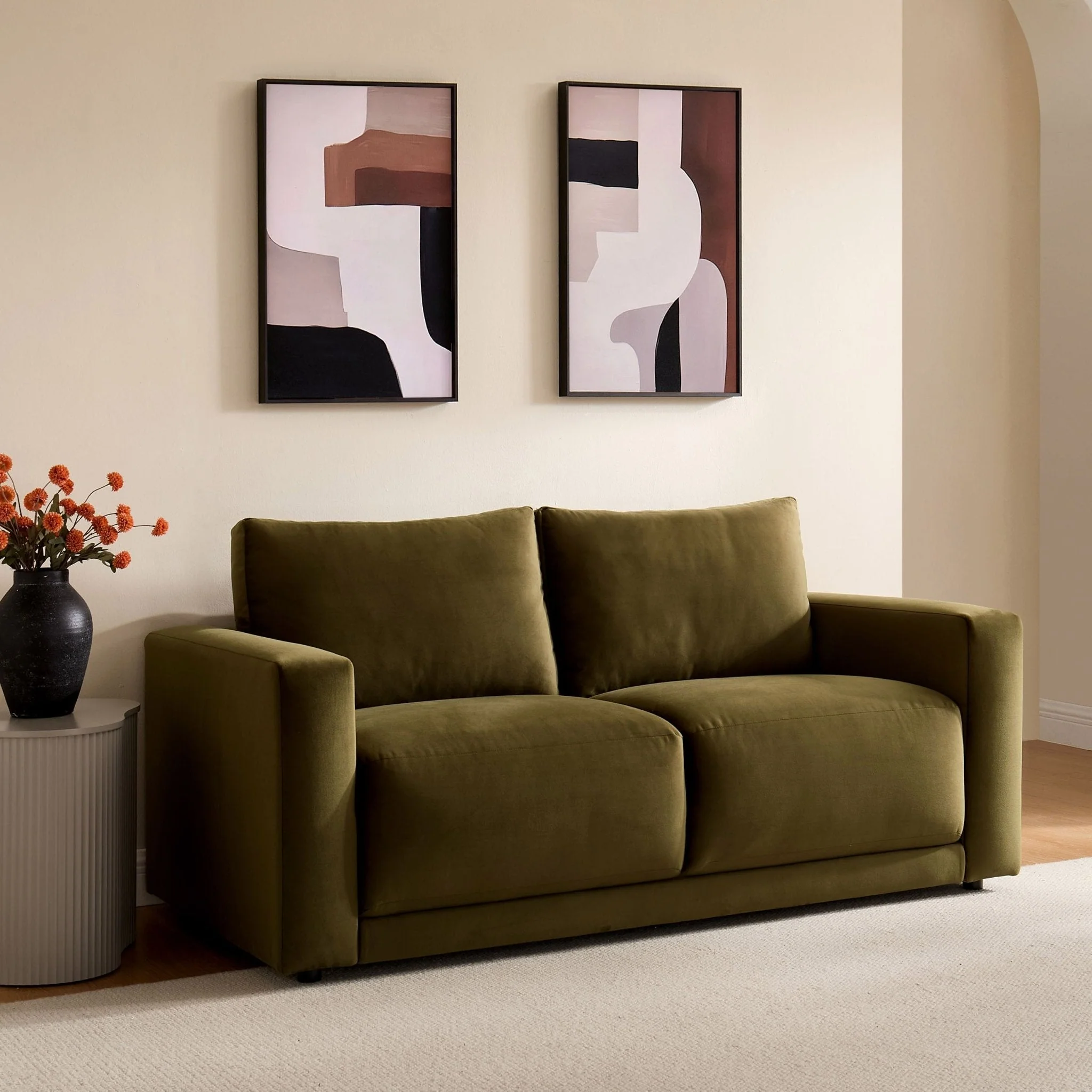 2 Seater Sofa - Rich Green
