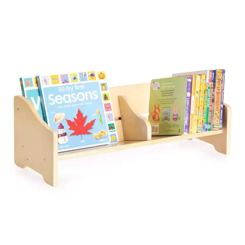 Tabletop Book Browser - Natural: Kids Classroom and Playroom Book Display and Book Storage