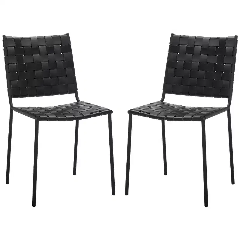 Wesson Woven Dining Chair (Set of 2) - DCH3005 - Safavieh