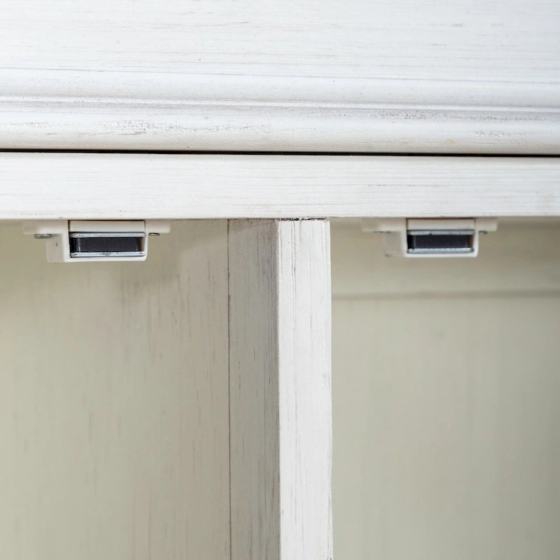 Allyson Park Wirebrushed White Charcoal 42 Inch Accent Hall Console