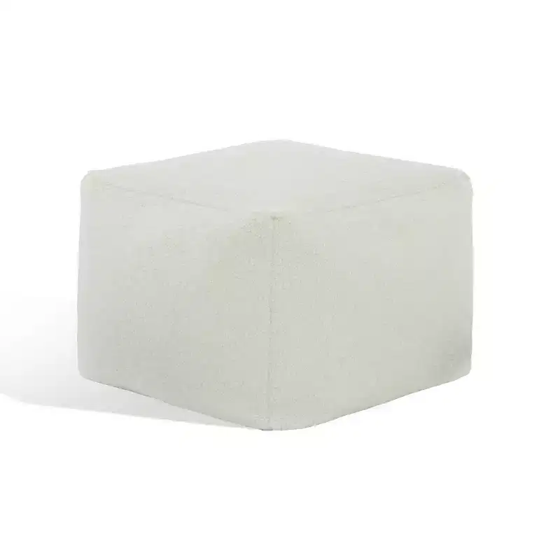 Samuels Boucle Pouf - SFV5041 - Safavieh Couture