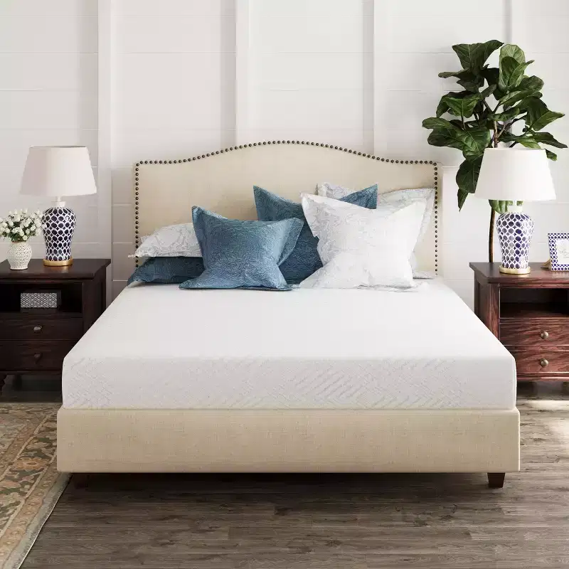 Ego White 6 Medium Gel Green Tea AeroFusion Memory Foam Mattress