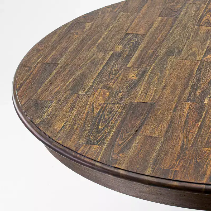 Rubberwood Round Dining Table 30''H x 48'' Diameter