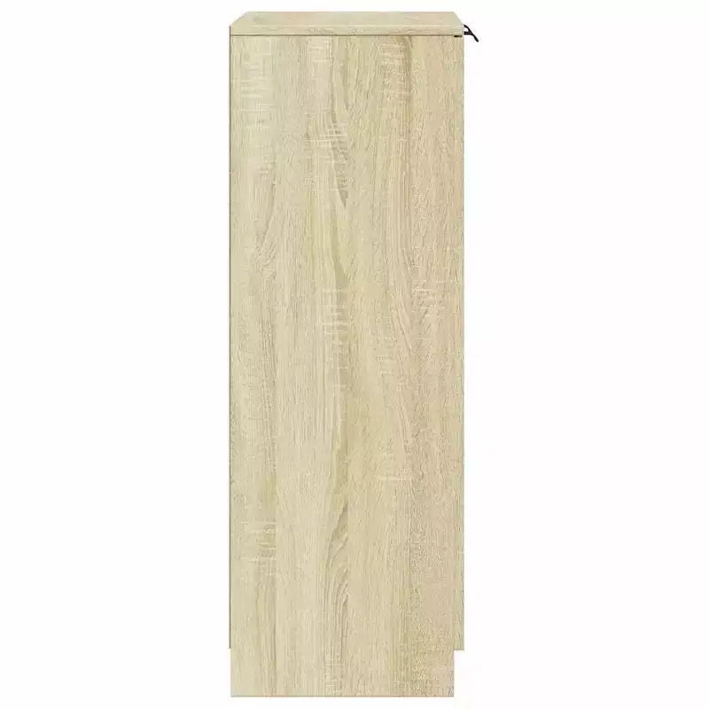 vidaXL Shoe Cabinet Sonoma Oak Engineered Wood Medium Shoe Cabinet