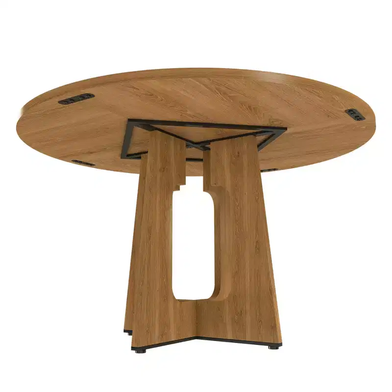 GDFStudio Lloyd Modern 47 Round Dining Table