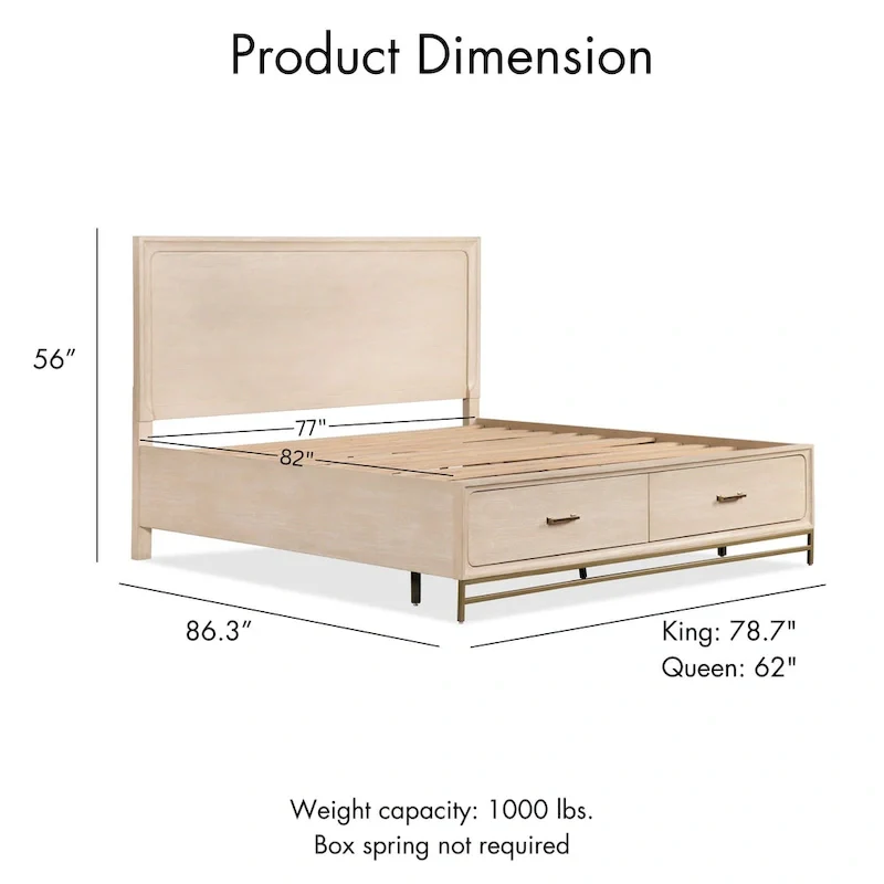 Furniture of America Drayden Transitional Oak Solid Wood 6-Piece Bedroom Set