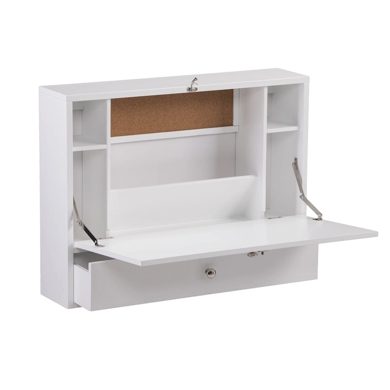 SEI Furniture Wall-mounted Folding Laptop Desk