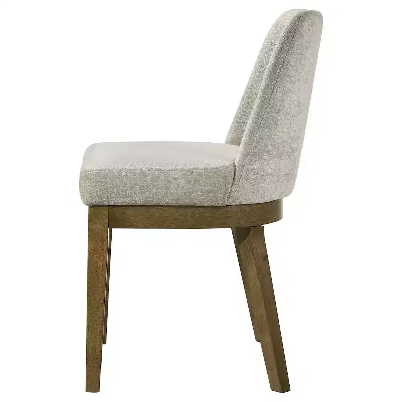 Coaster,Castlewood Upholstered Dining Side Chair Brown Oak (Set of 2)