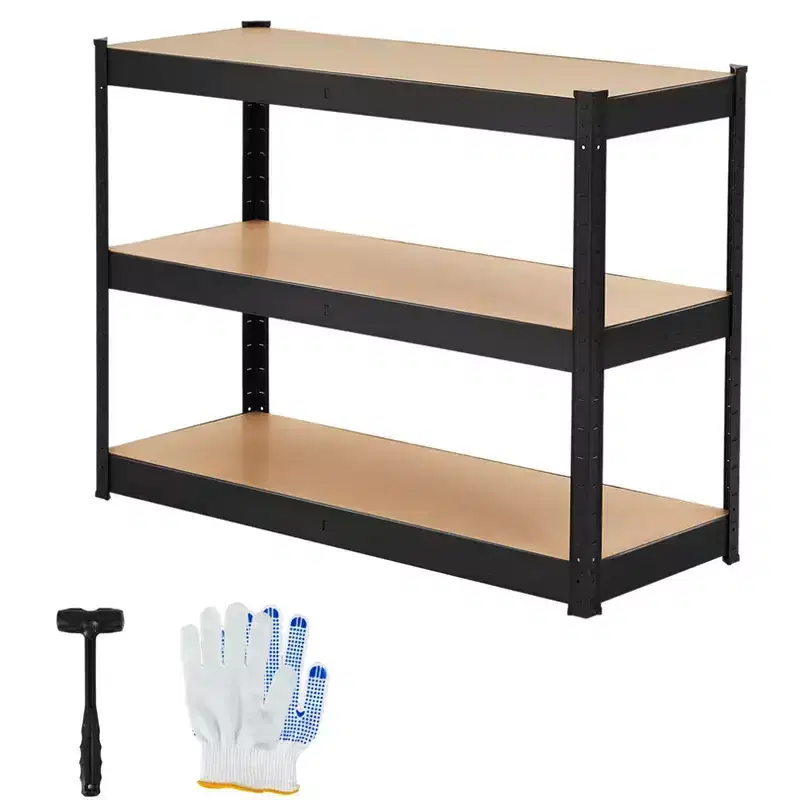 Adjustable Shelving, Metal Storage Shelving, Heavy Duty Garage Shelving Adjustable Garage Shelves, Metal Storage Utility Racks for Warehouse, Pantry