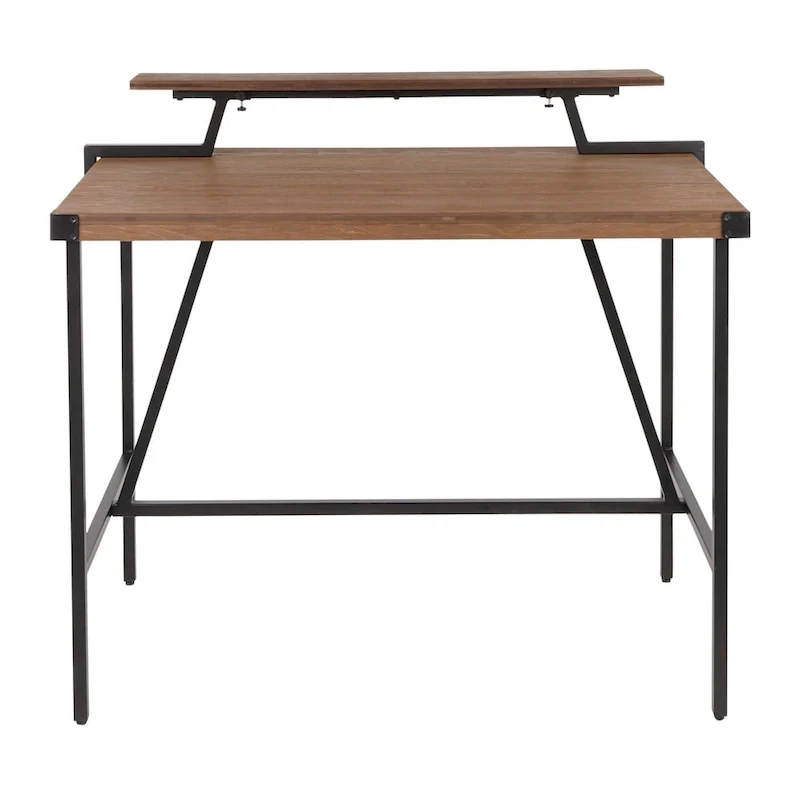 Gunn Stand Up Desk with Removable Shelf – Adjustable Height Standing Desk for Home Office