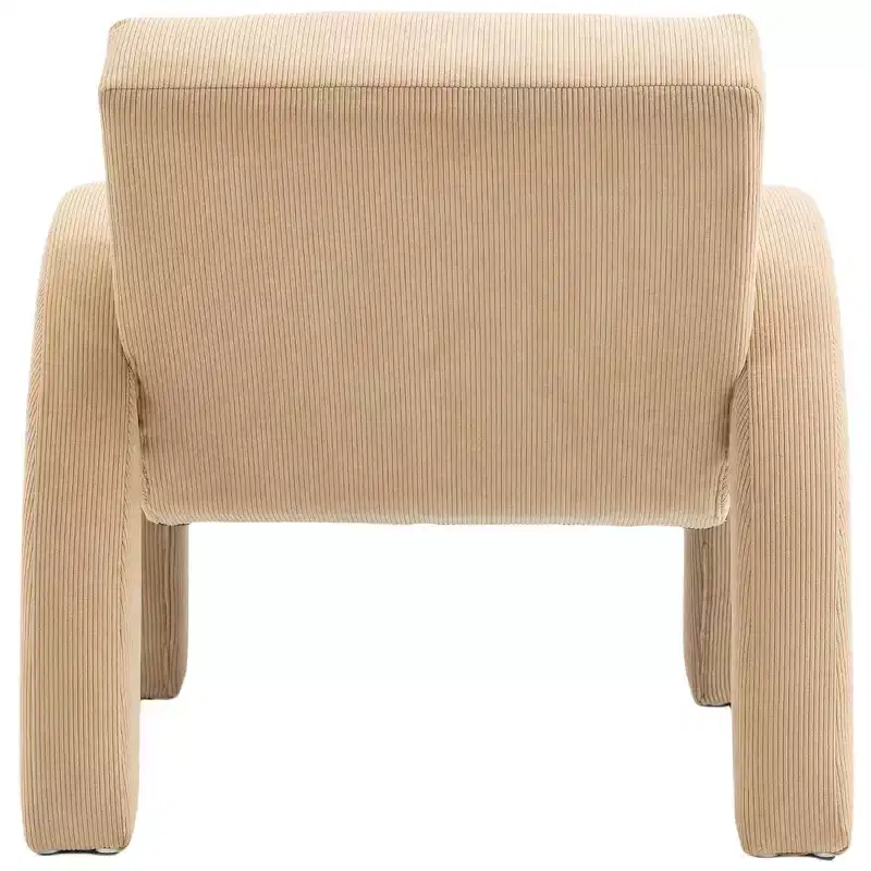 Corduroy Fabric Accent Chair