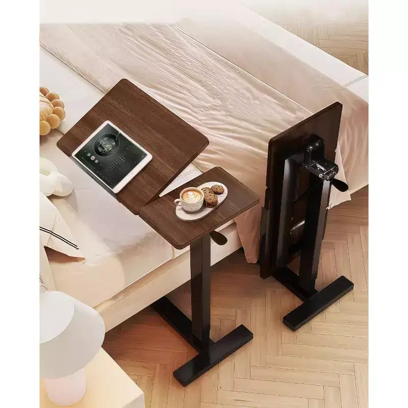 UPGRADED Overbed Mobile Rolling Nightstand for Bedroom Living Room