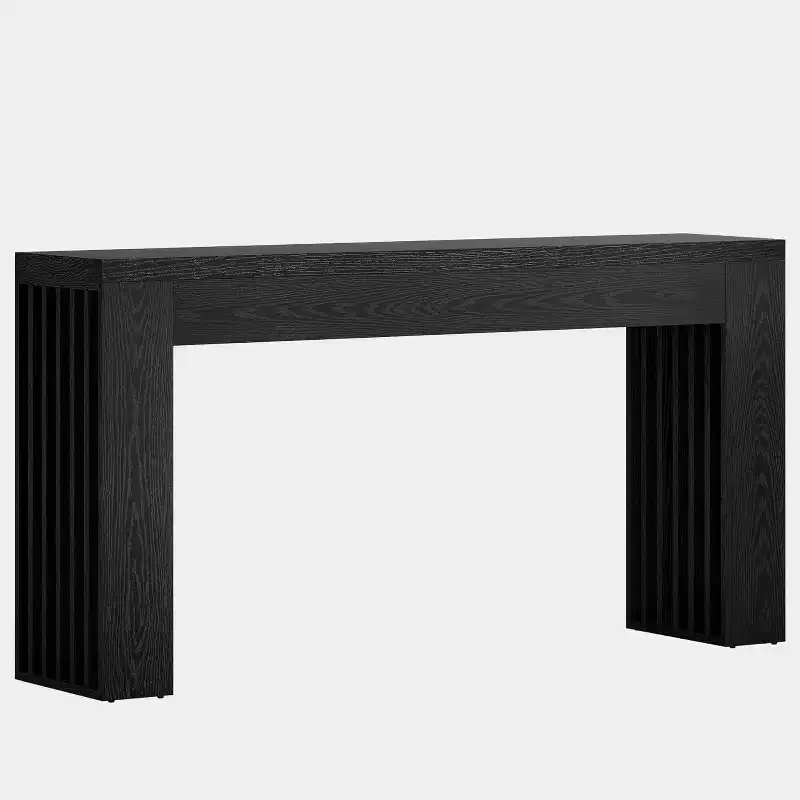 59-Inch Farmhouse Console Table for Living Room, Entryway, or Hallway
