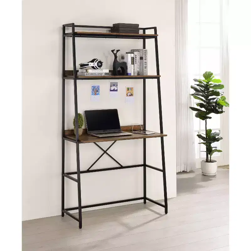 Maybole Writing Desk with Bookcase and USB Plug - HOMES: Inside + Out