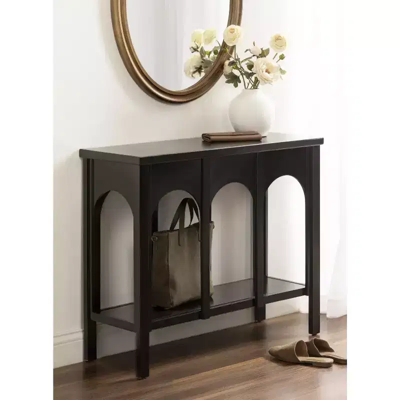 Console Table, 36x13x30, Black