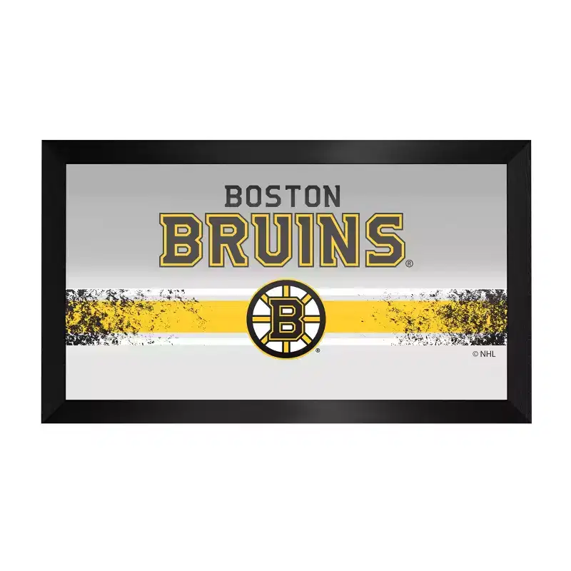 NHL Boston Bruins Framed Logo Mirror