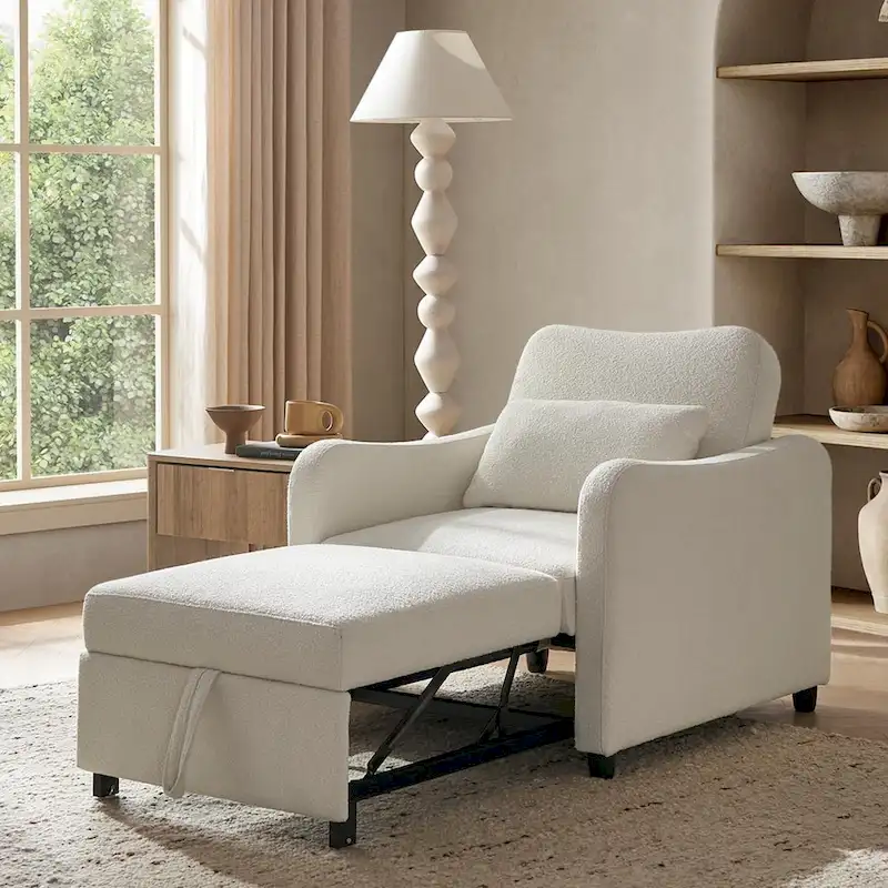 Mopio Sophie 4-in-1 Convertible Sleeper Chair Bed