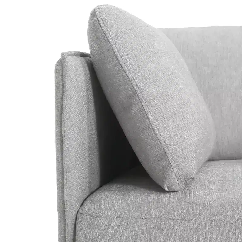 Polyester & Solid Wood Lounge Chair 31.1''H x 32.28''W x 39.17''D