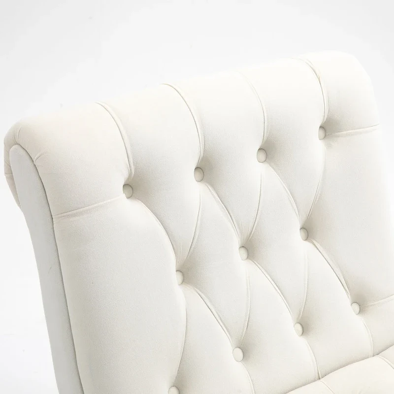 AVAWING Armless Accent Upholstered Lounge Chair