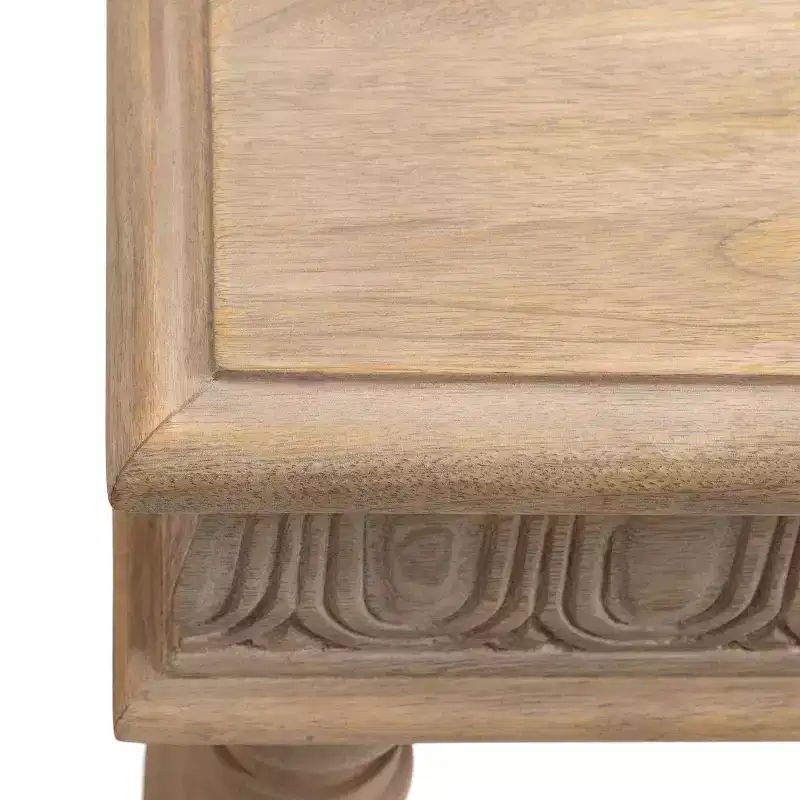 Kate and Laurel Patresa Rectangle Wood Console Table, 36x14x30, Brown