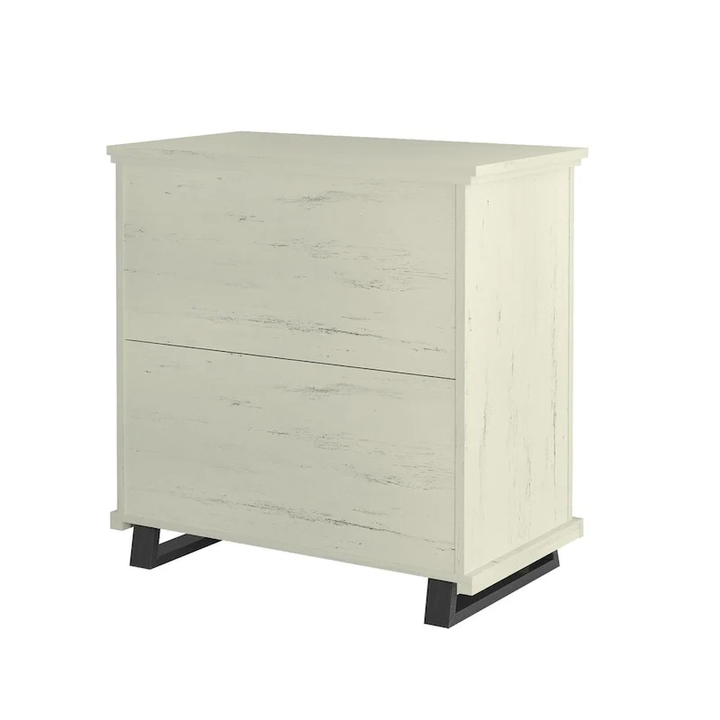 3-Drawer Nightstand with Elevated Metal Legs,  of 2