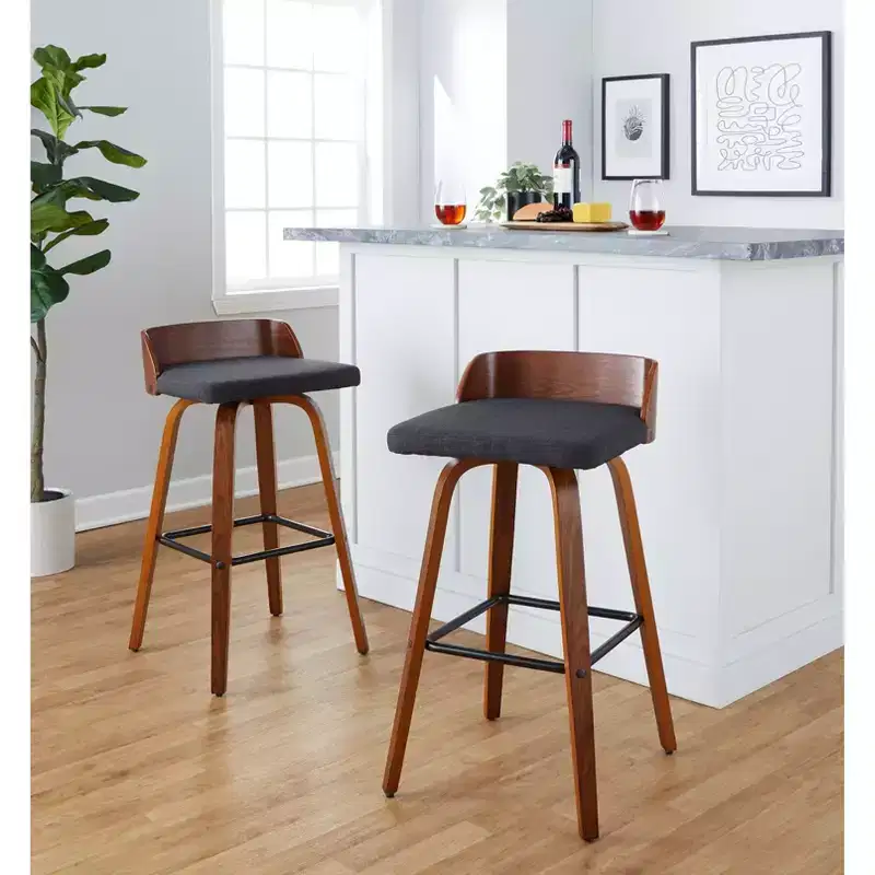 Set of 2 30 Maya Swivel Barstools