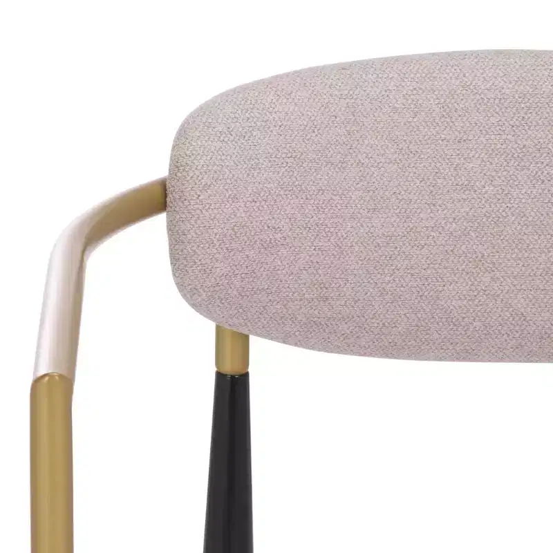 Covelle Dining Arm Chair - Set of 2 - DCH6401 - Black Gold/Dove Grey - Safavieh