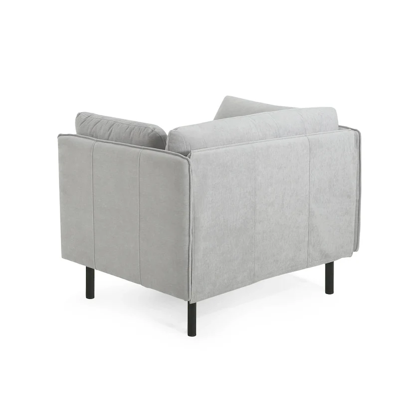 Daphne Faux Leather Lounge Chair by Christopher Knight Home