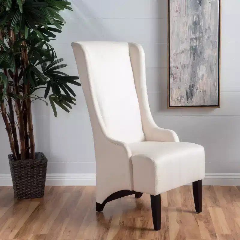 GDFStudio Sheldon Contemporary Fabric Upholstered High Back Dining Chair