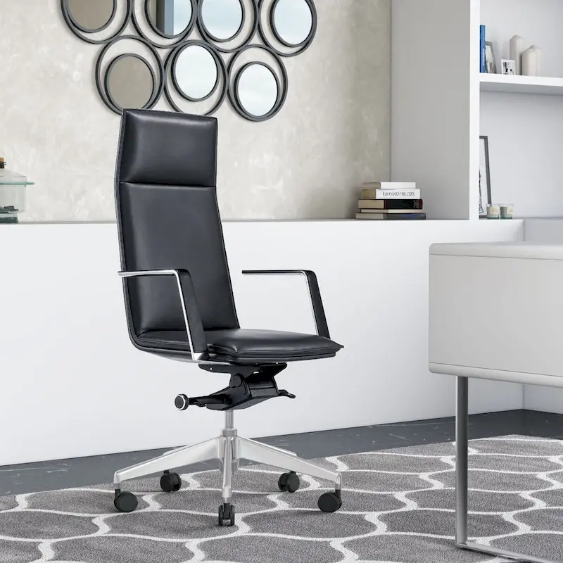 Gorsky Modern Black High Back Executive Office Chair