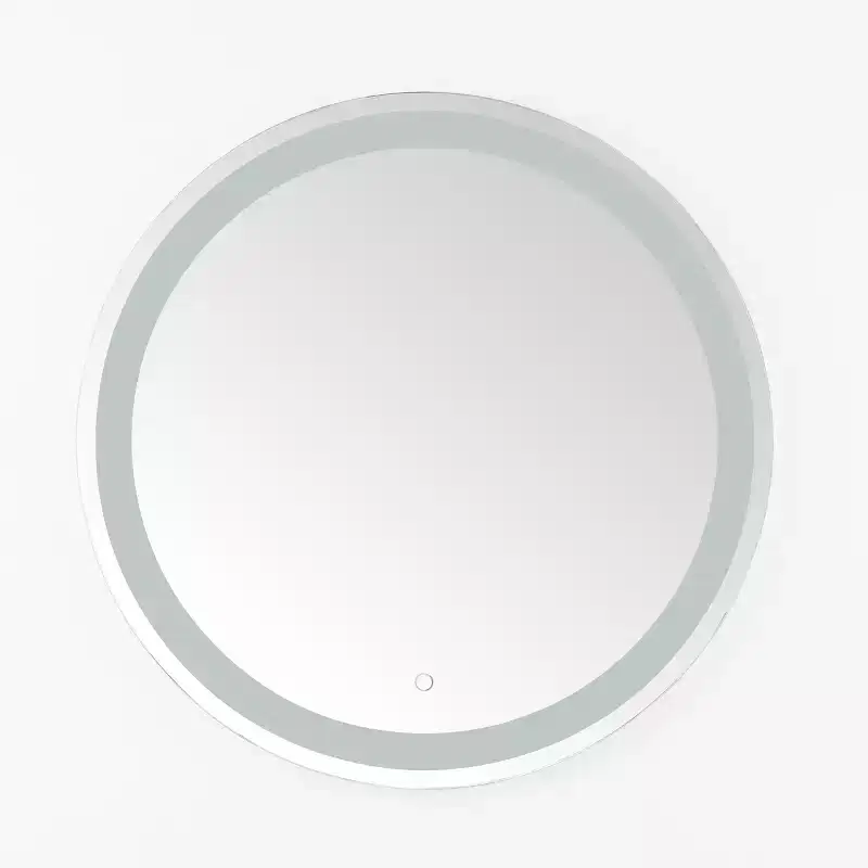 30 Aluminum LED Round Mirror