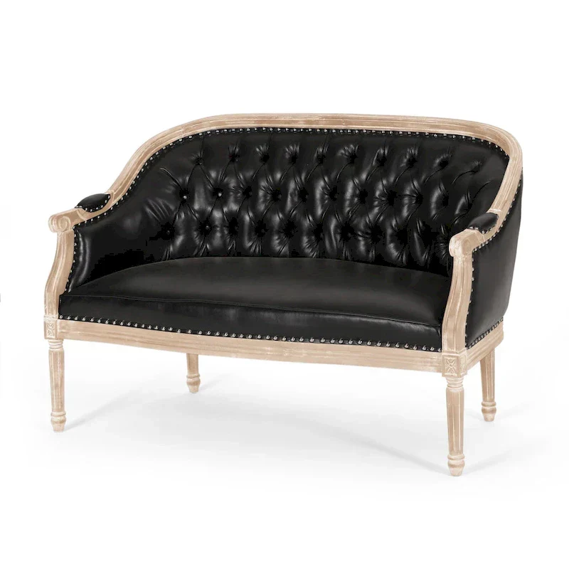 Faye Tufted Upholstered Loveseat by