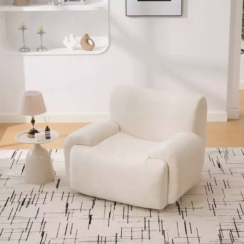 TUYOHW 42 Wide Oversized Boneless Accent Chair,Chenille Upholstered Armchair with Deep Seat,Lounge Sofa Chair for Living Room,Apartment,Bedroom