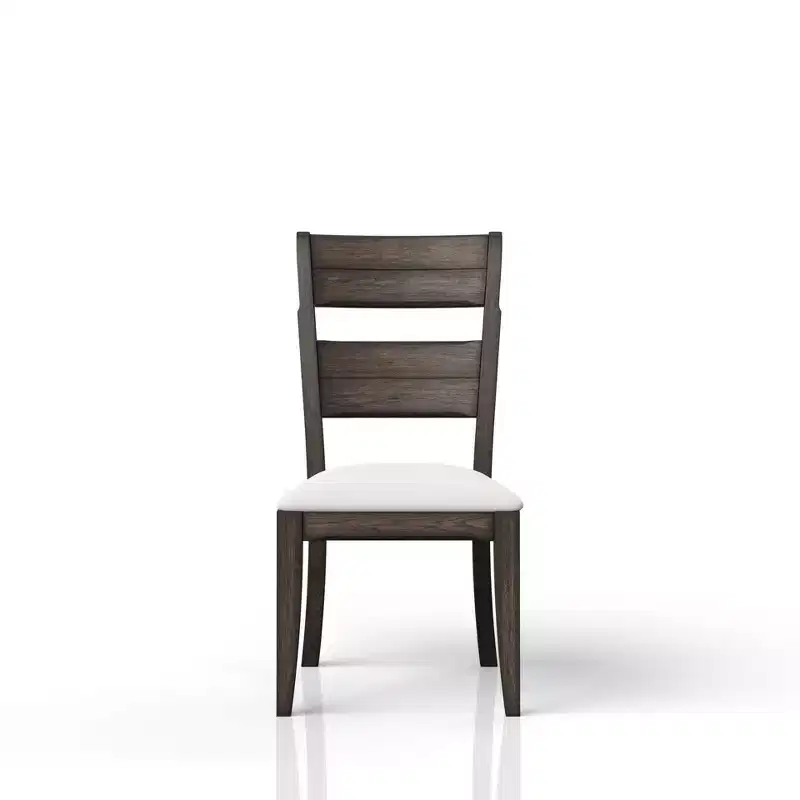 GDFStudio Sheng Modern Wooden Upholstered Seat Side Chair