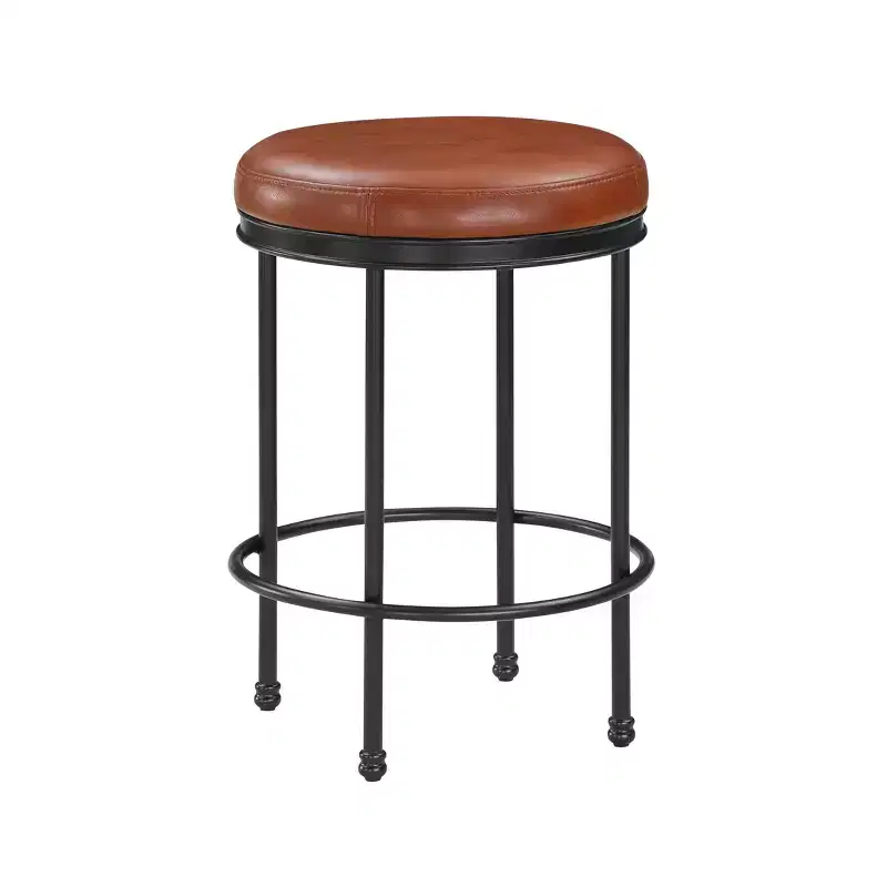 Comfort Pointe Montecarlo Counter Height Barstool Caramel