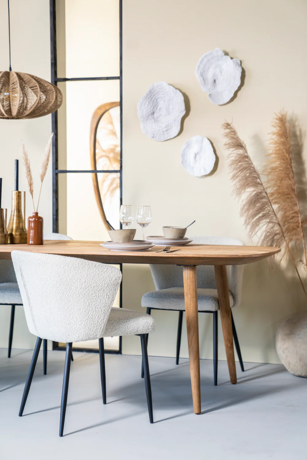 Treated Teak Dining Table