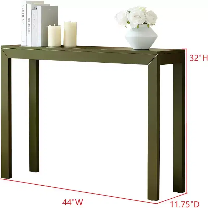 Kings Brand Furniture Russel Console Table - Modern Entryway Sofa Table, Behind The Couch, Hallway, Living Room