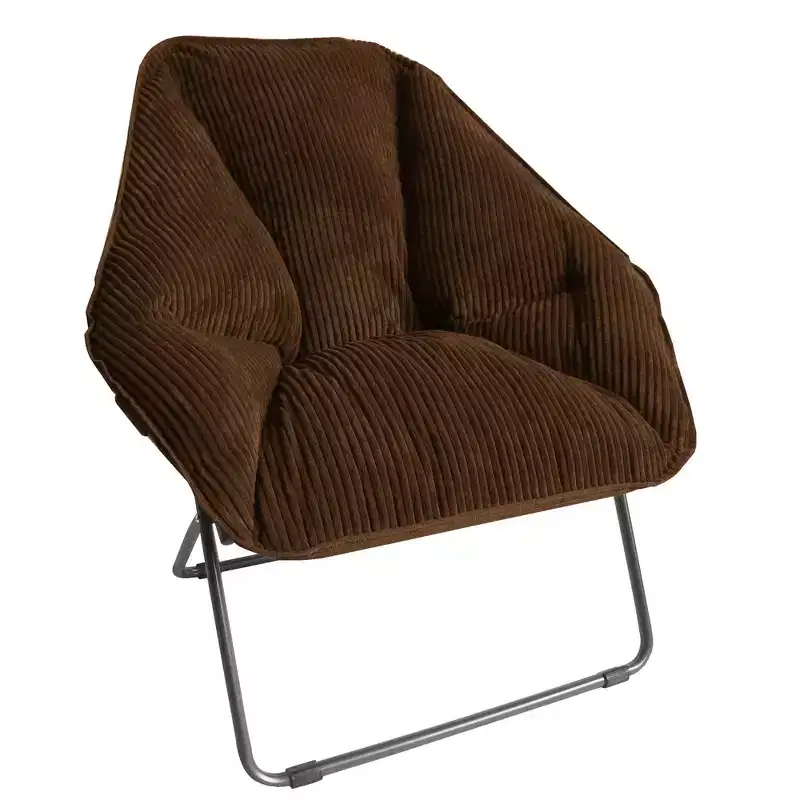 Hexagon Folding Dish Corduroy Chair
