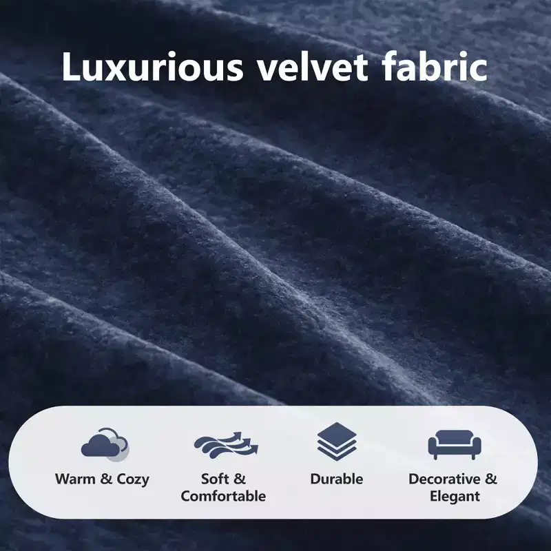 Clihome 110Boneless Sofa With Tufted,Soft Velvet Fabric,Modular Sectional Sofa,32D High Density Sponge,Anti-Slip Design,Ergonomic Design Bottom