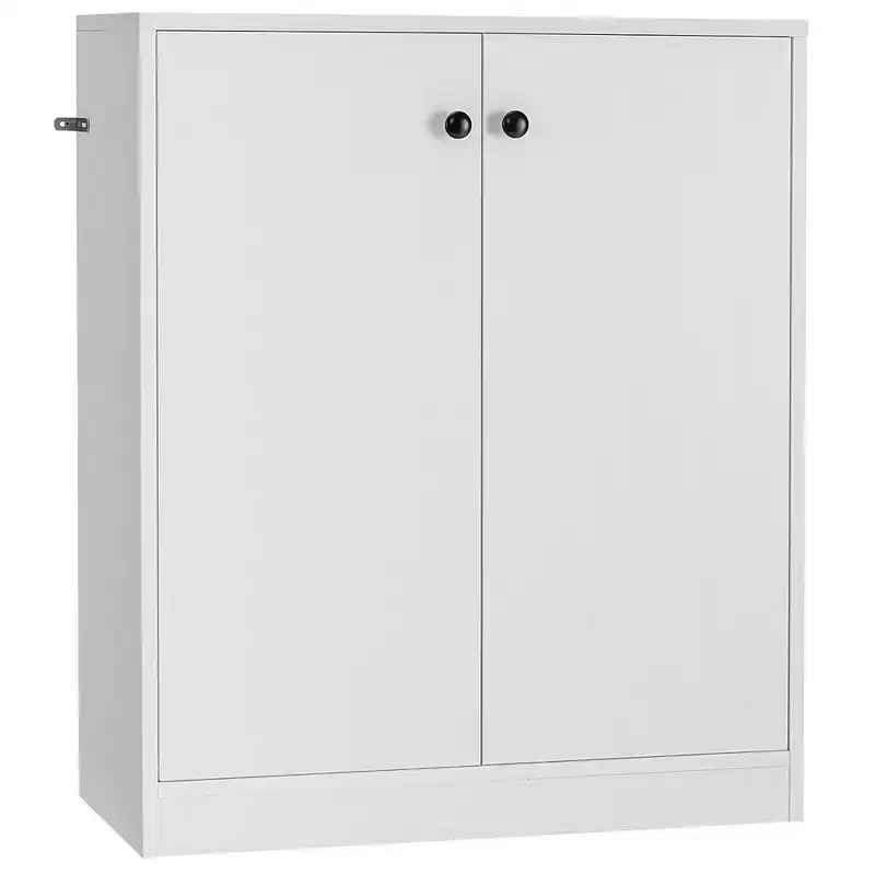 2-Door Storage Cabinet Buffet with 3 Shelves Sideboard for Kitchen Hallway