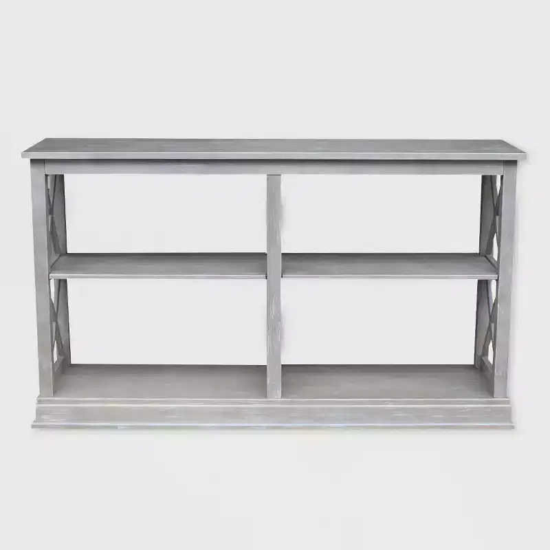 Hampton Sofa Server Table with Shelves - International Concepts