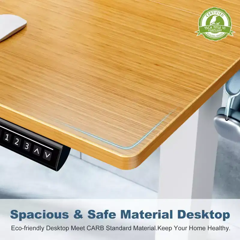 Sweetcrispy 55 Wide Height Adjustable Standing Desk