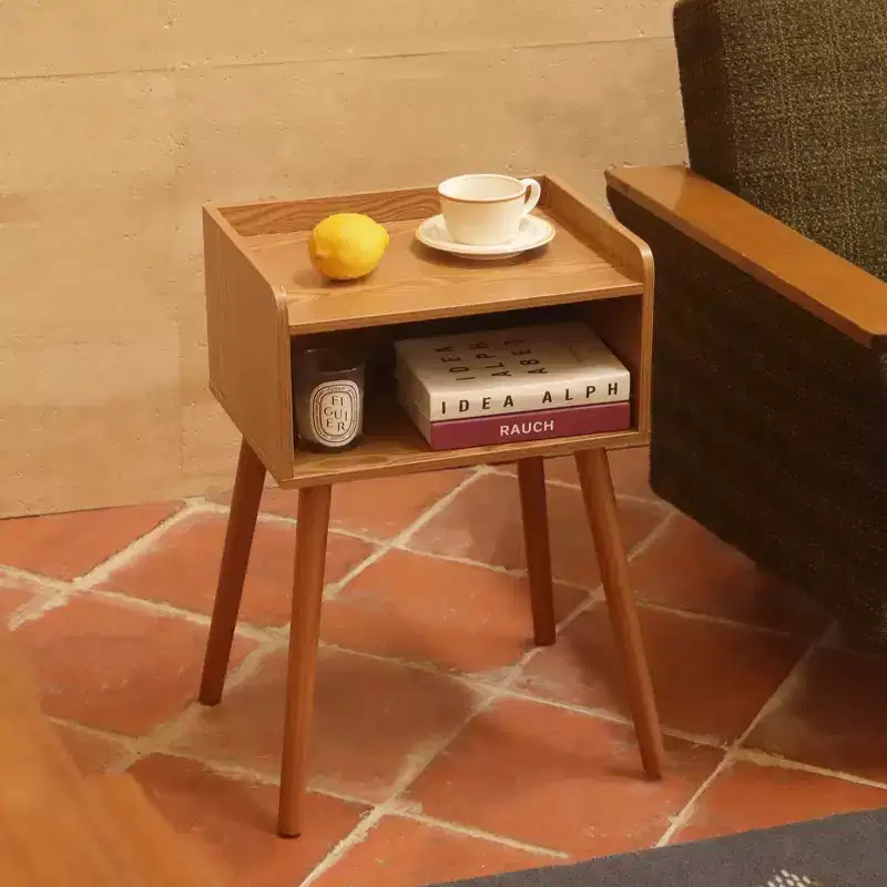 Nightstand, Mid Century Modern Side Table Bedroom