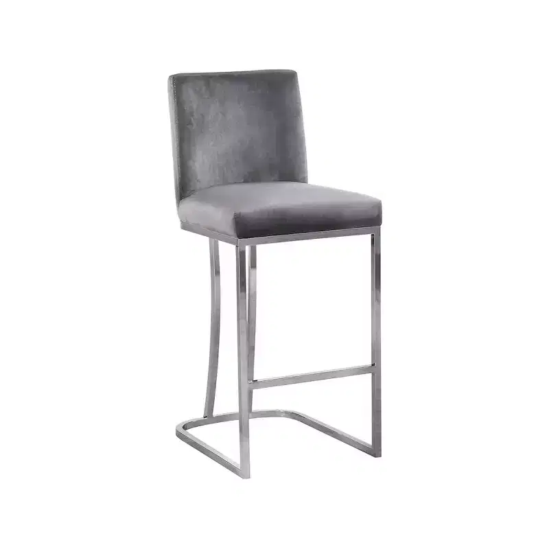 Meridian Furniture,Heidi Velvet Stool