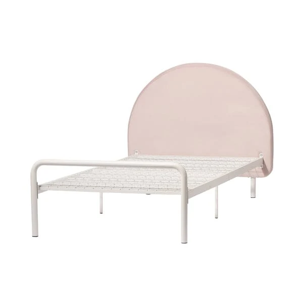 Pink Arch Headboard Single Bed