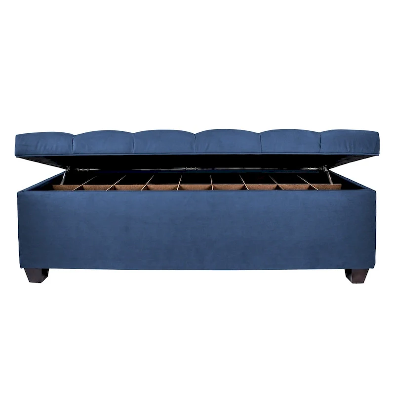 Secret Obsession Diamond-tufted Shoe Storage Bench