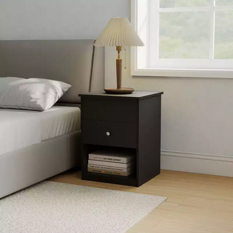 HOMLUX Lift Top End Table Nightstand Small Coffee Table w/ Storage Compartment Shelf